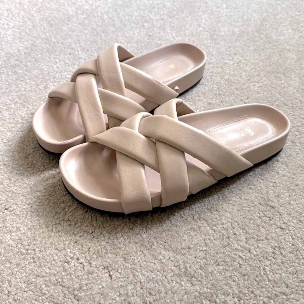 Zara Cream Women's Sandals